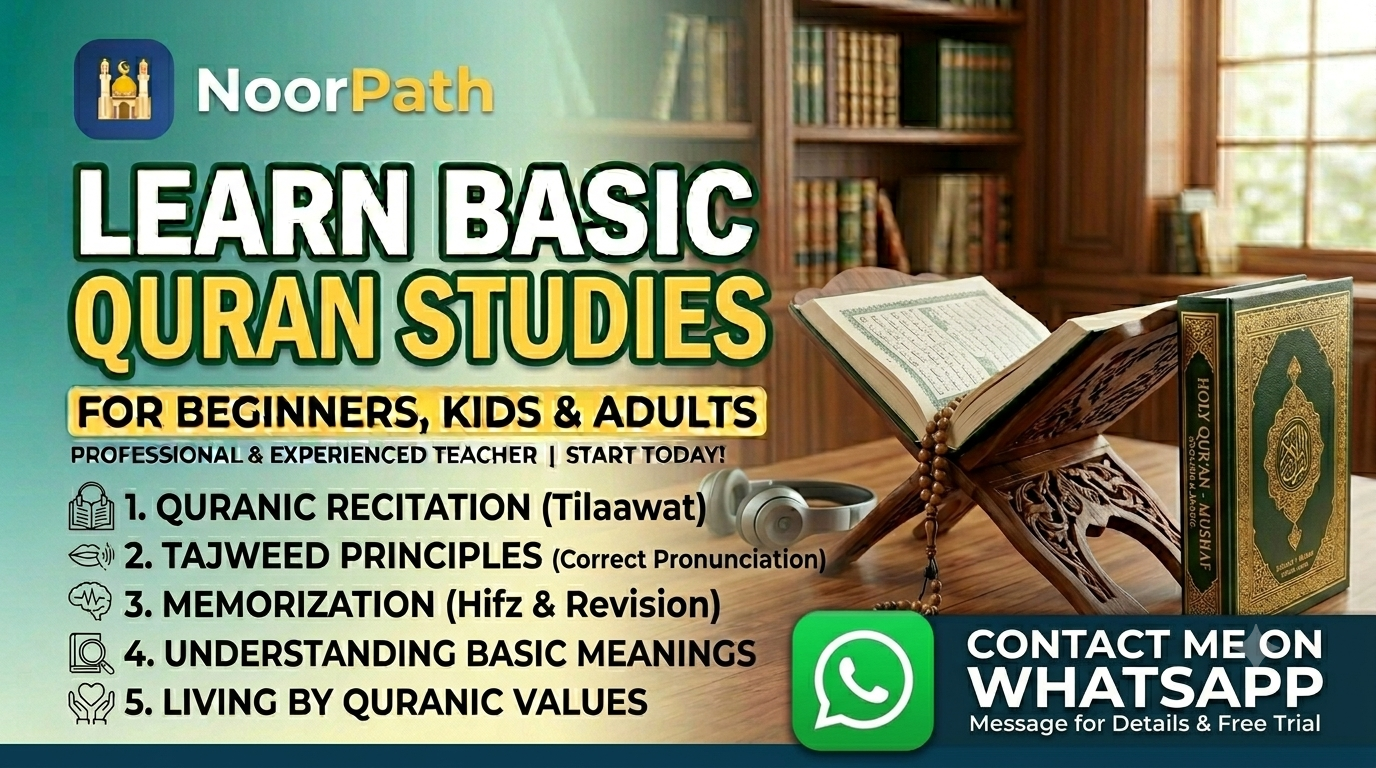 Learn Basic Quran Studies — NoorPath