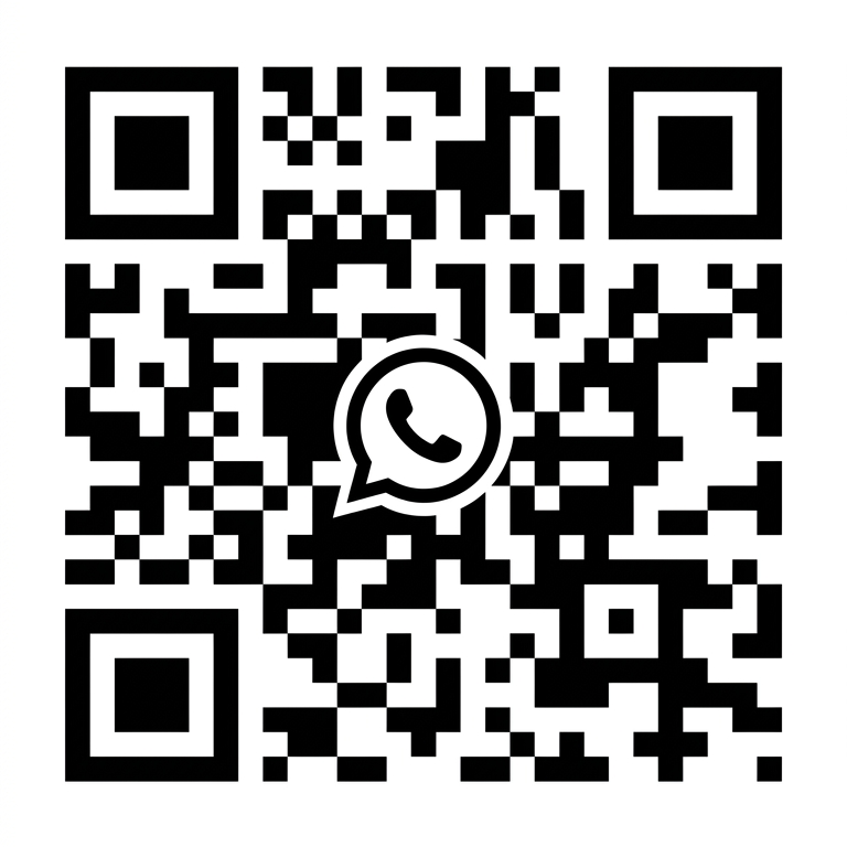 WhatsApp QR code — Sabir Husain